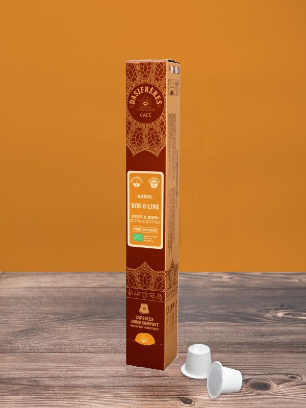 Café Bob-O-Link – Brésil Bio, 10 capsules Nespresso® compatible