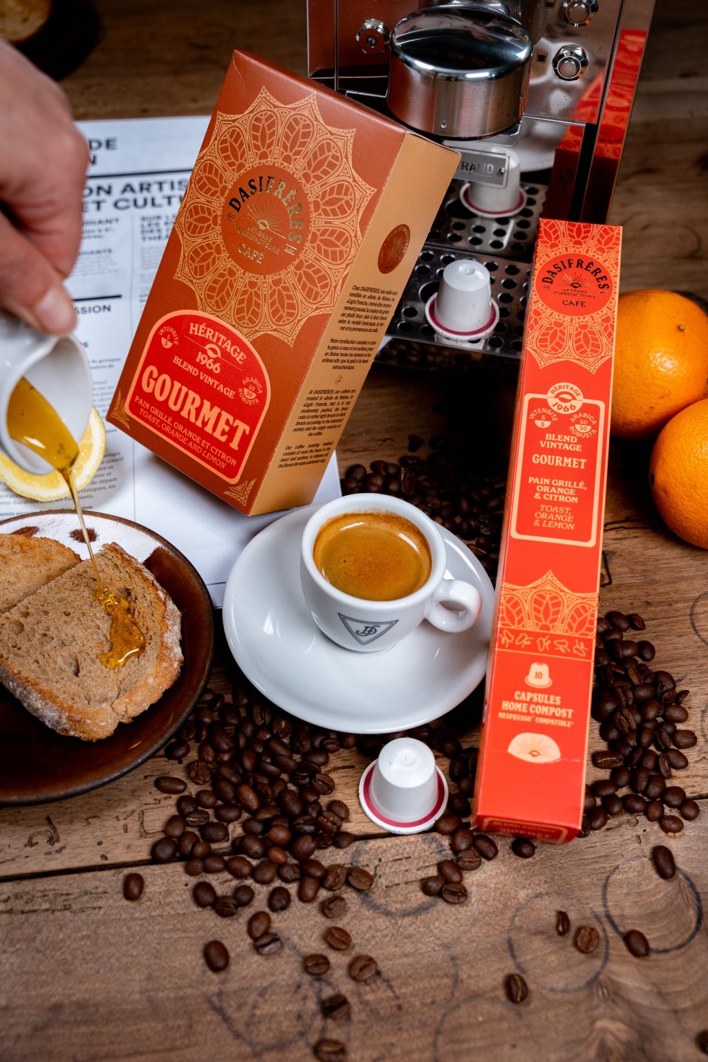 café en grains café moulu capsules Nespresso® compatible