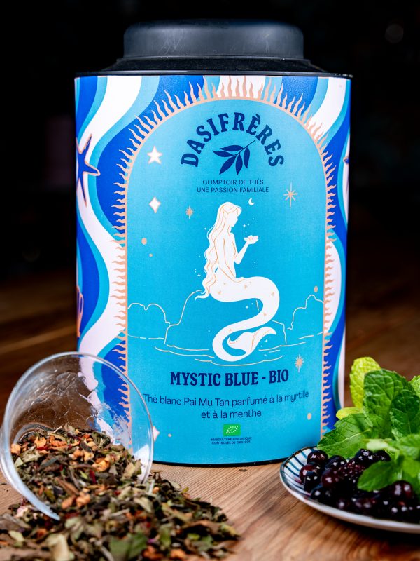 Mystic Blue BIO – Thé blanc à la menthe & myrtille