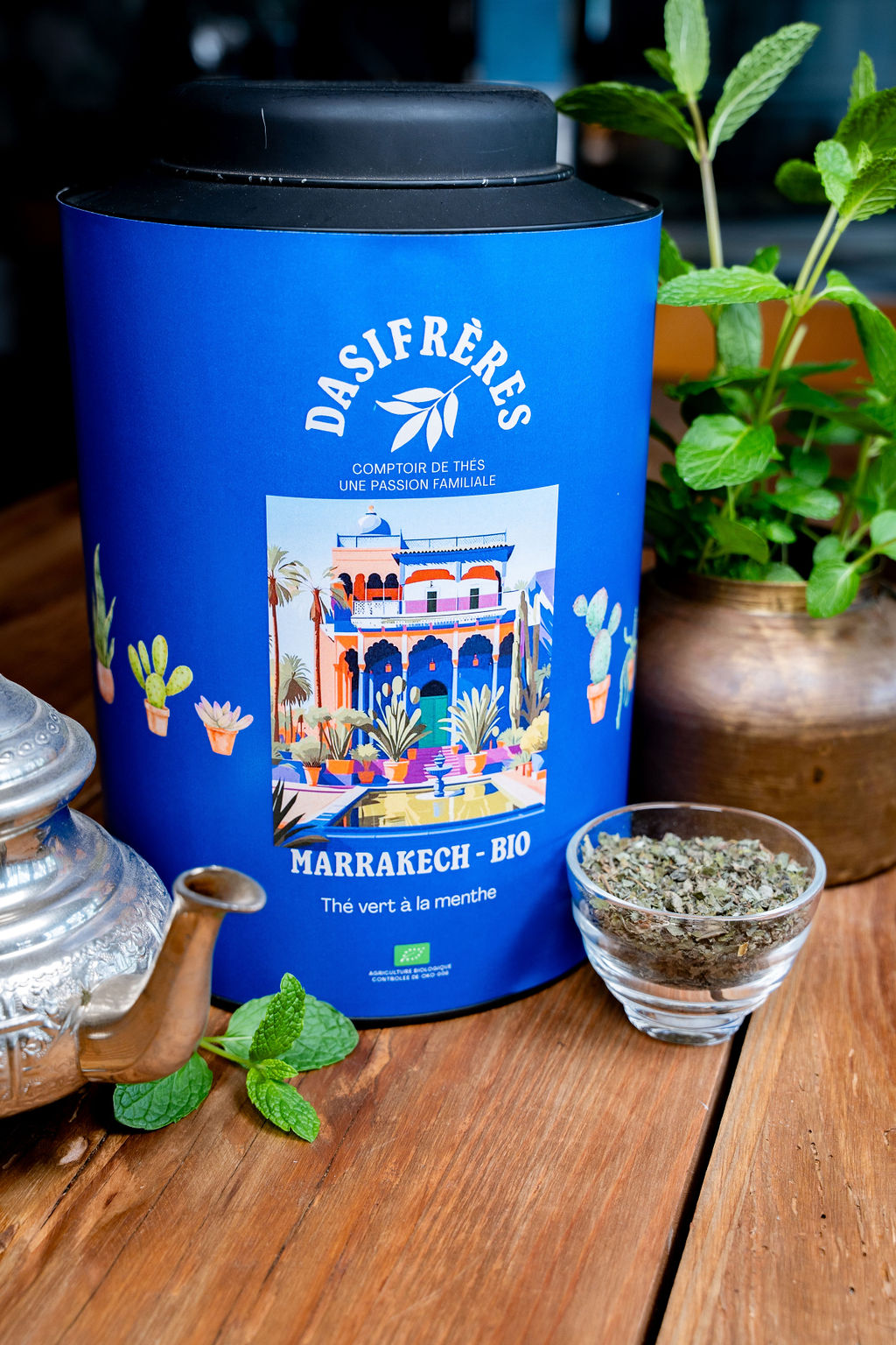 the vert a la menthe marrakech thé vert bio
