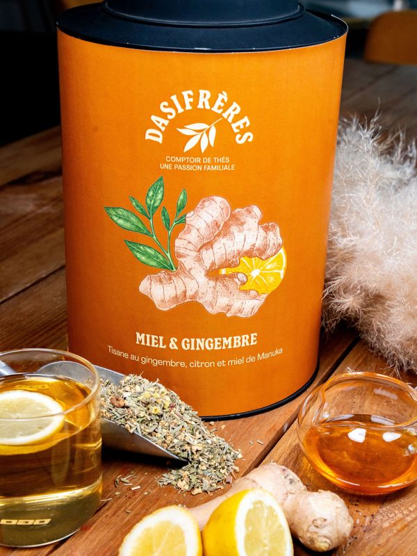 Miel & Gingembre – Tisane au gingembre, citron et miel de Manuka