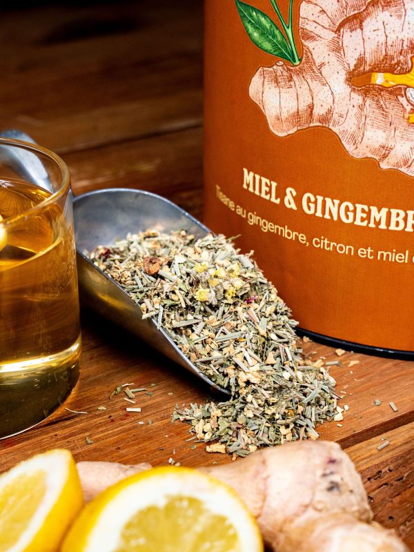 Miel & Gingembre – Tisane au gingembre, citron et miel de Manuka