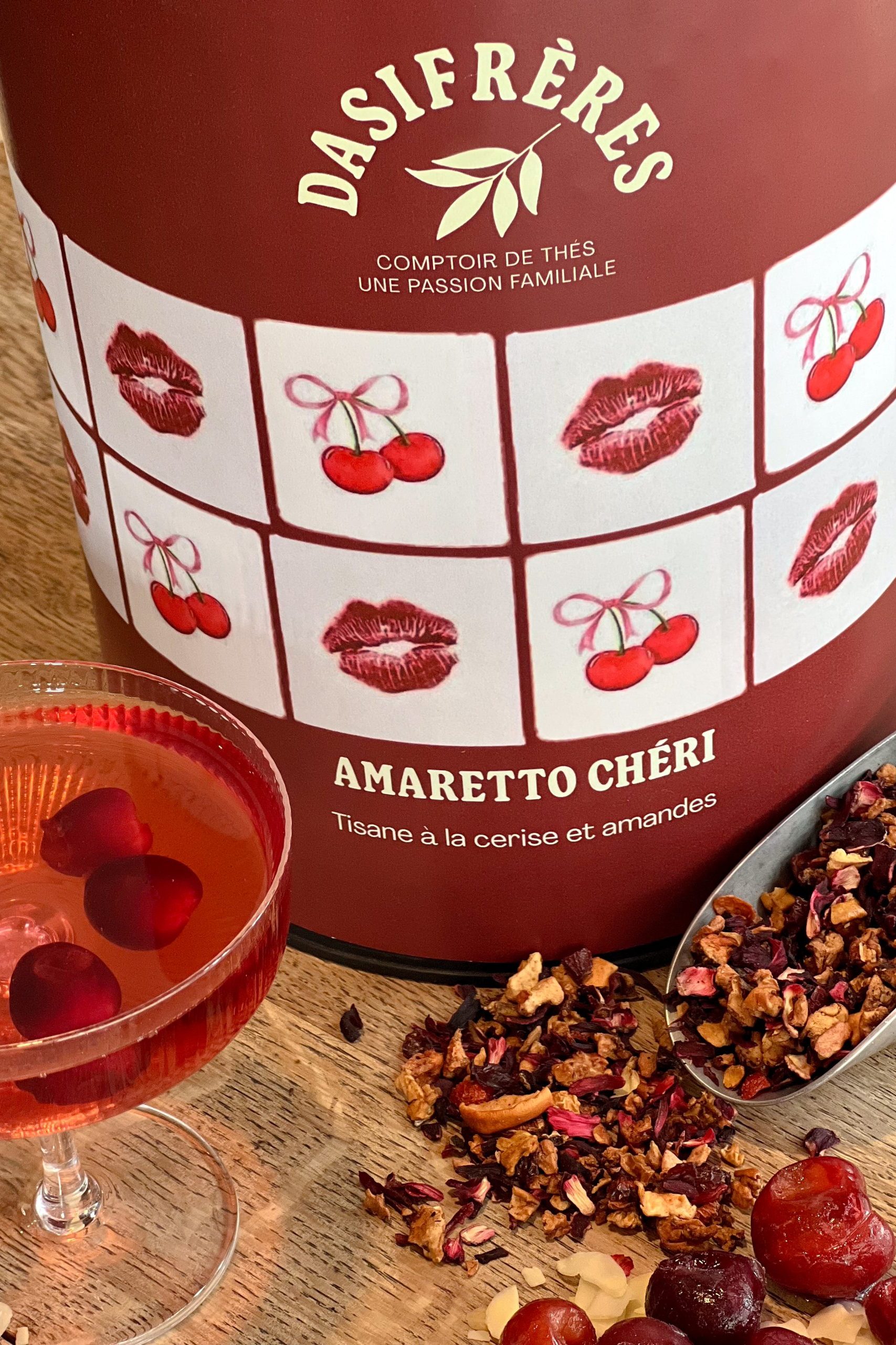Amaretto Chéri - Tisane à la cerise & aux amandes – Image 2