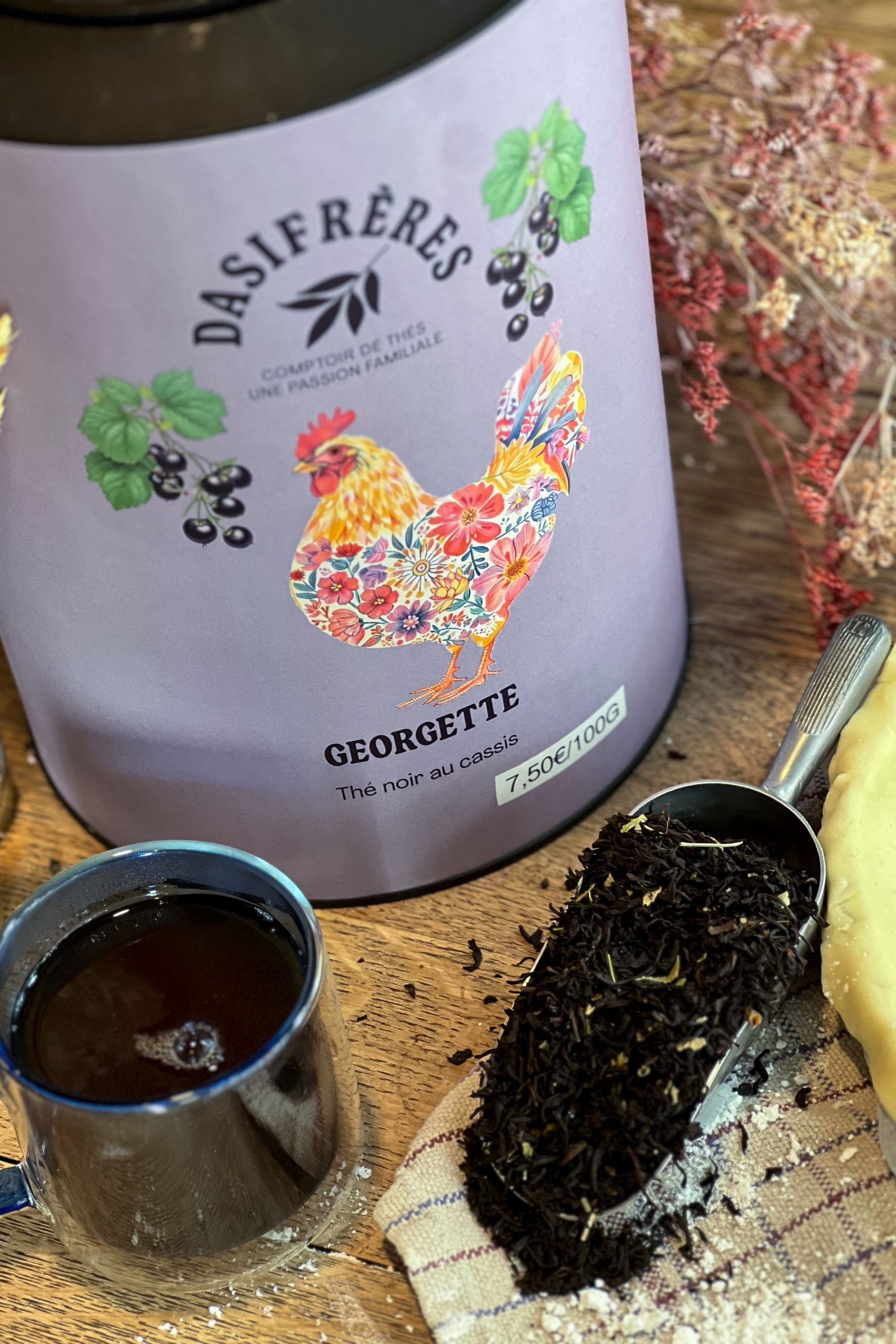 Georgette - Thé noir au cassis – Image 2