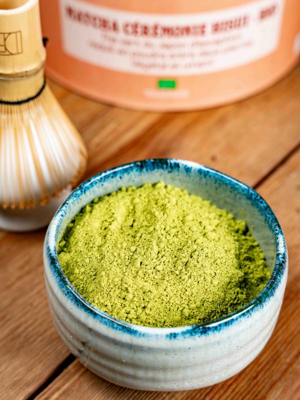 Matcha Cérémonie Hisui Bio – Thé vert végétal et umami