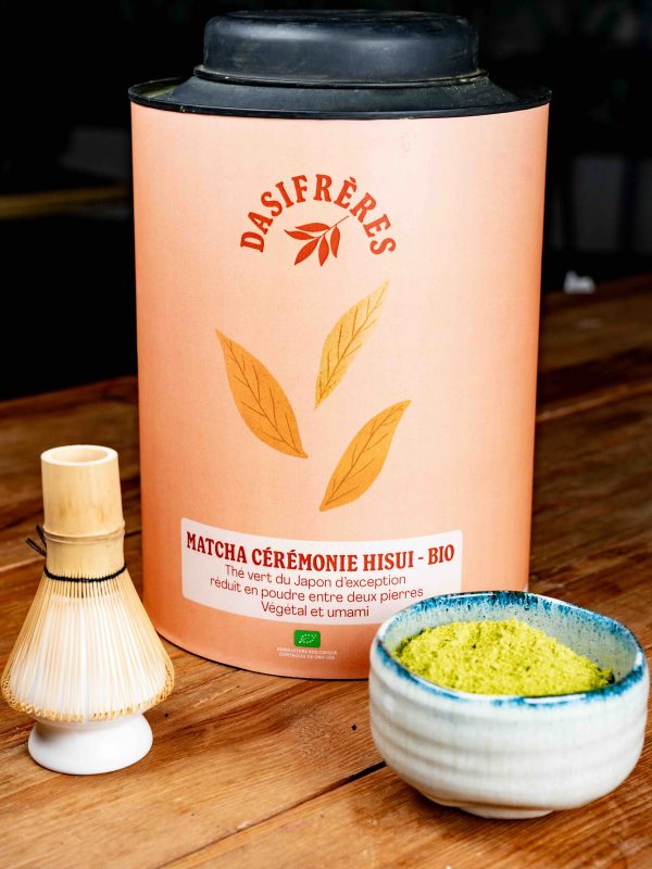 Matcha Cérémonie Hisui Bio – Thé vert végétal et umami