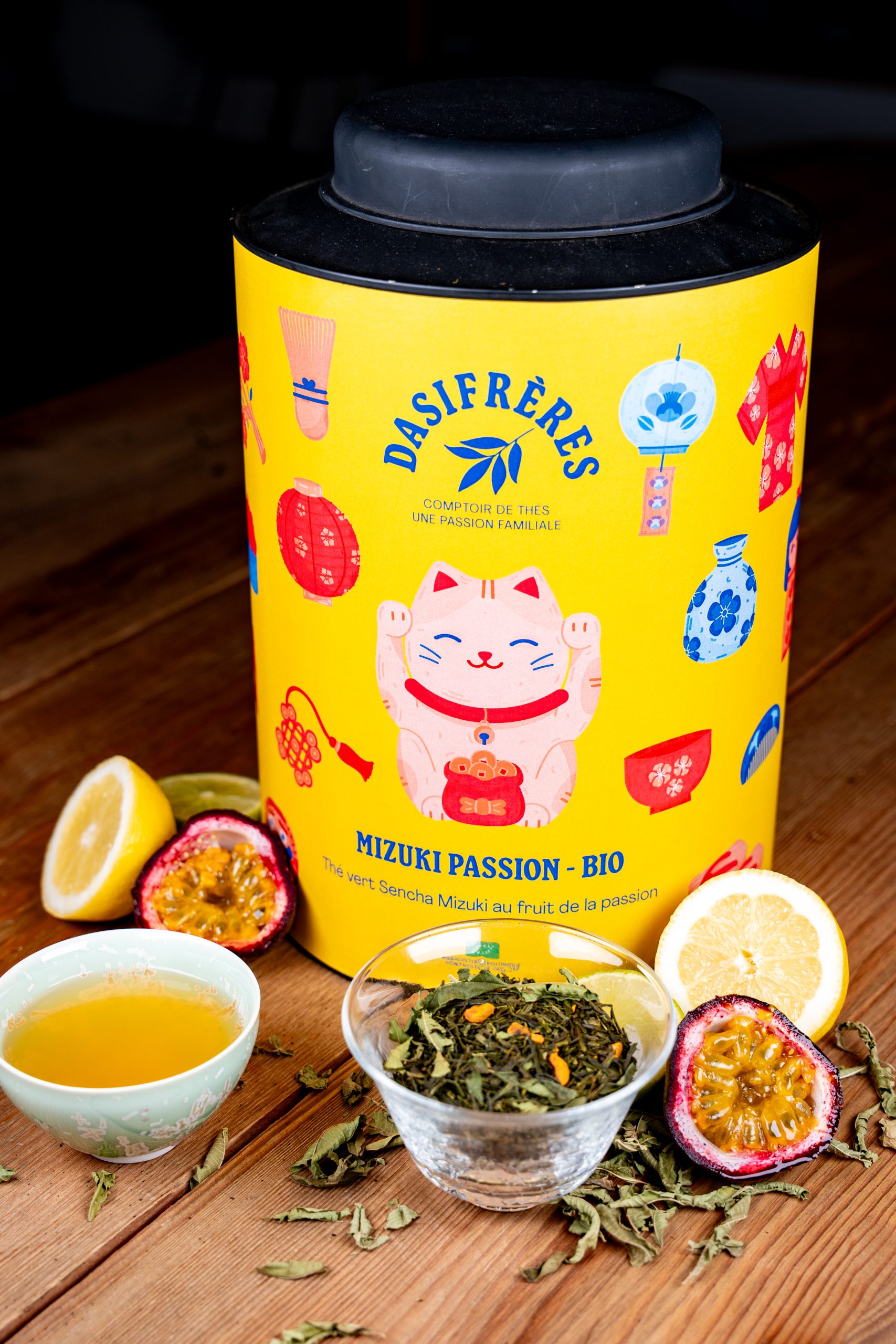 Mizuki Passion Bio - Thé vert Sencha Mizuki au fruit de la passion