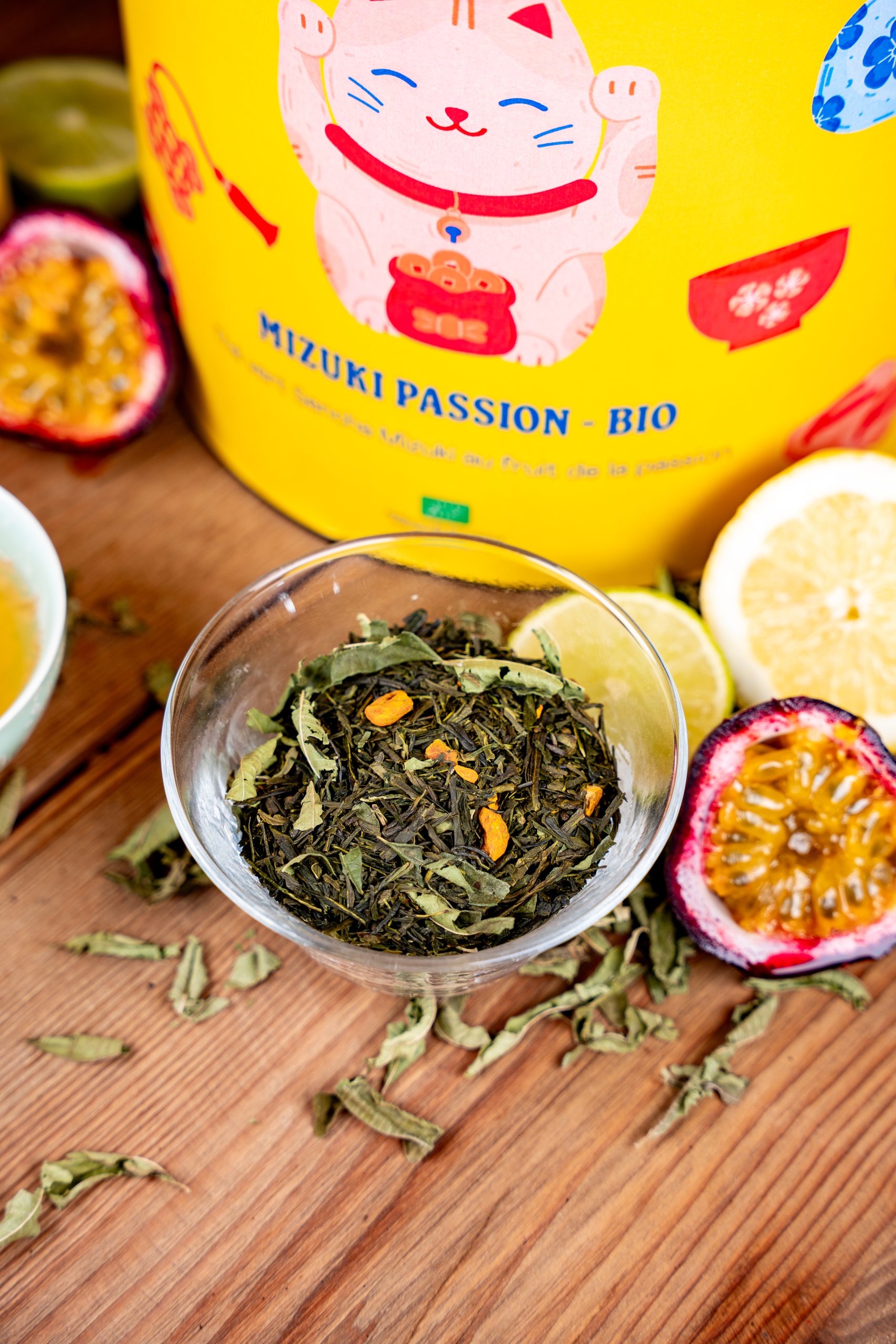 Mizuki Passion Bio - Thé vert Sencha Mizuki au fruit de la passion – Image 2