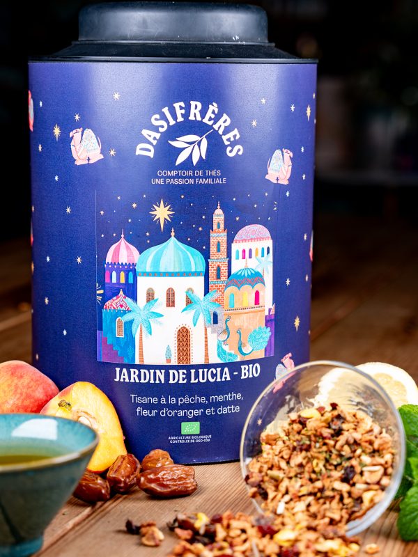 Le jardin de Lucia BIO – Tisane pêche et menthe