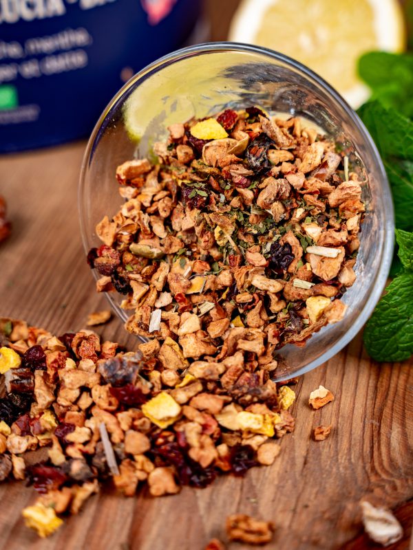 Le jardin de Lucia BIO – Tisane pêche et menthe