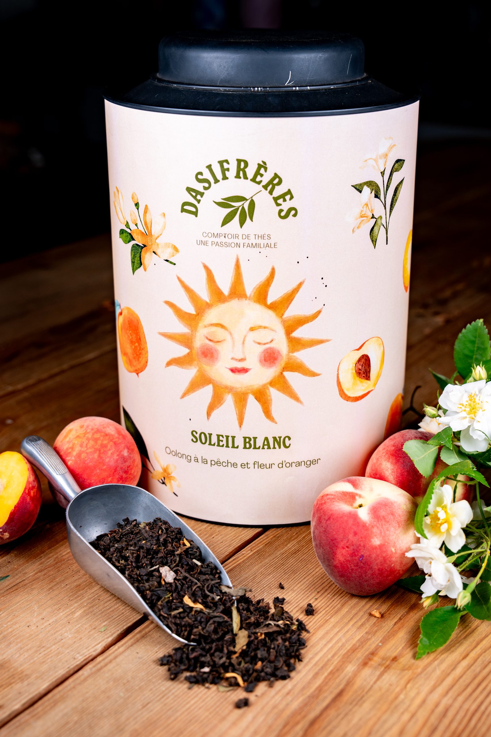 Soleil blanc - Oolong à la pêche & fleur d'oranger